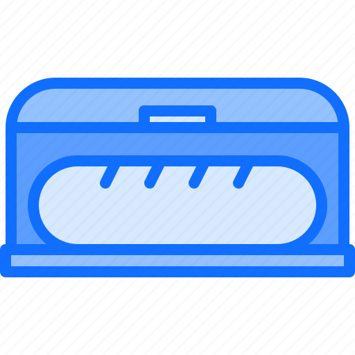Box, bread, cook, cooking, food, kitchen icon - Download on Iconfinder