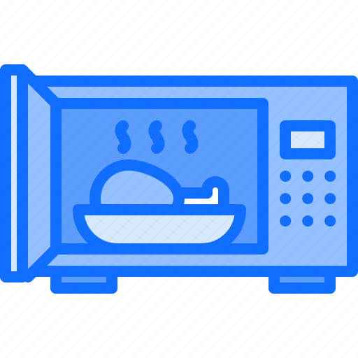 Chicken, cook, cooking, food, kitchen, microwave, technique icon - Download on Iconfinder