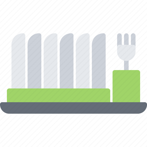 Cook, cooking, cutlery, drainer, food, kitchen, plate icon - Download on Iconfinder