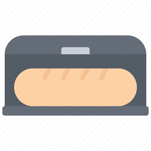 Box, bread, cook, cooking, food, kitchen icon - Download on Iconfinder