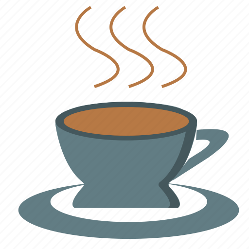 Cafe, coffee, cup, drink, flat, glass, hot icon - Download on Iconfinder