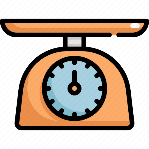 Cooking, equipment, kitchen, kitchenware, measure, scale, weight icon - Download on Iconfinder