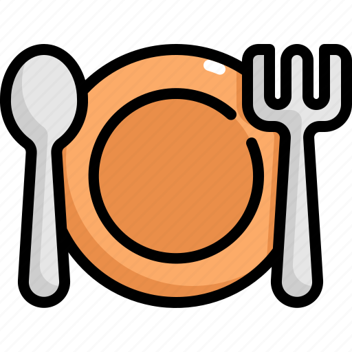 Cooking, cutlery, equipment, kitchen, kitchenware, plate, spoon icon - Download on Iconfinder