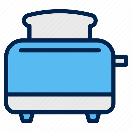 Kitchen, toaster, toast, breakfast, maker icon - Download on Iconfinder