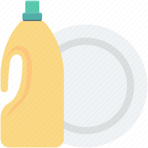 Dish soap, dishwashing liquid, dishwashing soap, kitchen, plate icon - Download on Iconfinder
