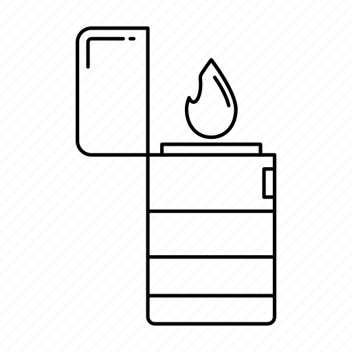 Match, lighter, light, fire, fuel, cooking, flaming icon - Download on Iconfinder