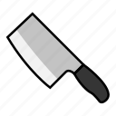 chef, cleaver, cutter, kitchen knife, utensil