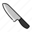 chopping, cut, kitchen knife, restaurant 