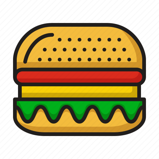 Burger, fast food, hamburger, junk food icon - Download on Iconfinder