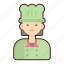 chef, female 