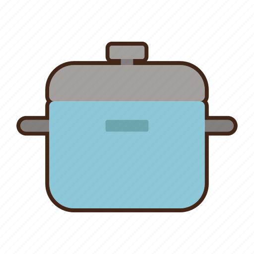 Pot, cooking, boil, kitchen, utensil icon - Download on Iconfinder