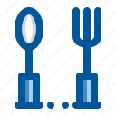 cutlery, eating, fork, fork and spoon
