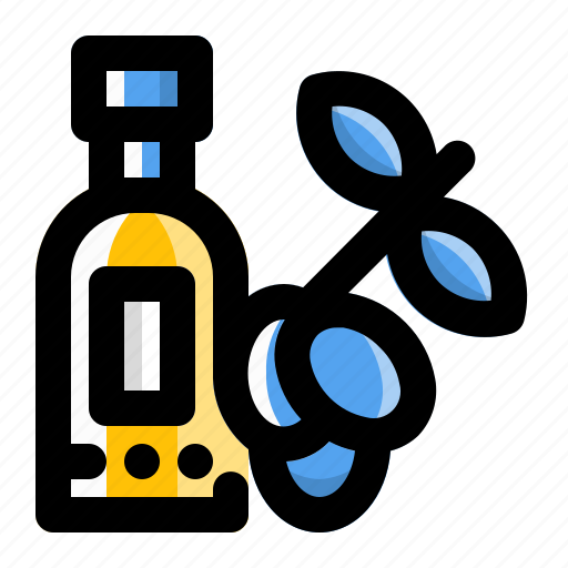 Oil, oil bottle, olive, olive oil icon - Download on Iconfinder