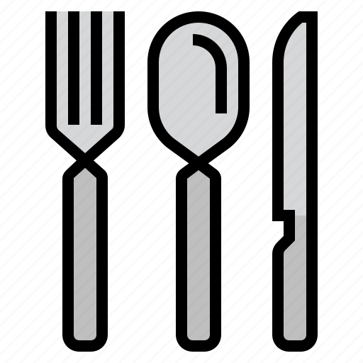 Food, fork, kitchen, knife, restaurant, spoon, steak icon - Download on Iconfinder