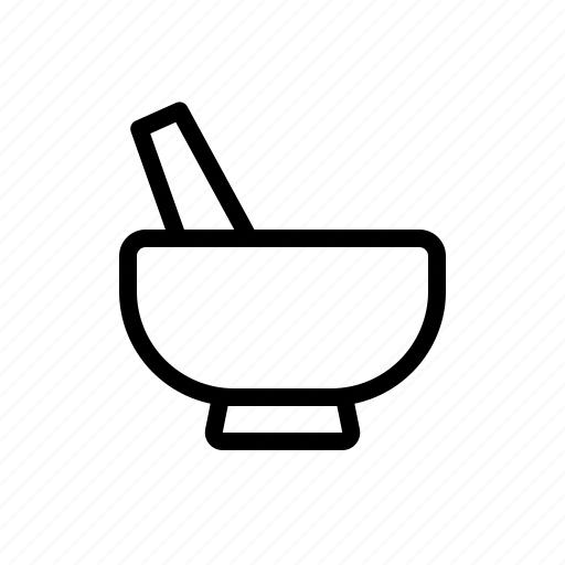 Mortar and pestle, mortar, household equipment, cooking tool icon - Download on Iconfinder