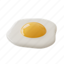 fried, egg, breakfast, food 
