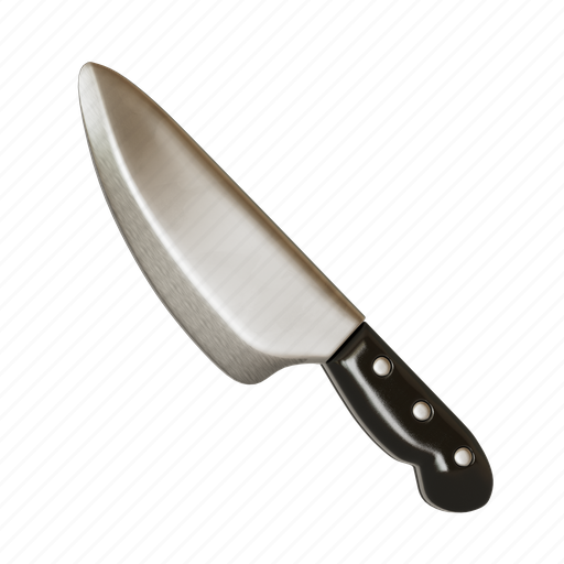 Knife, kitchen, utensil, tool 3D illustration - Download on Iconfinder