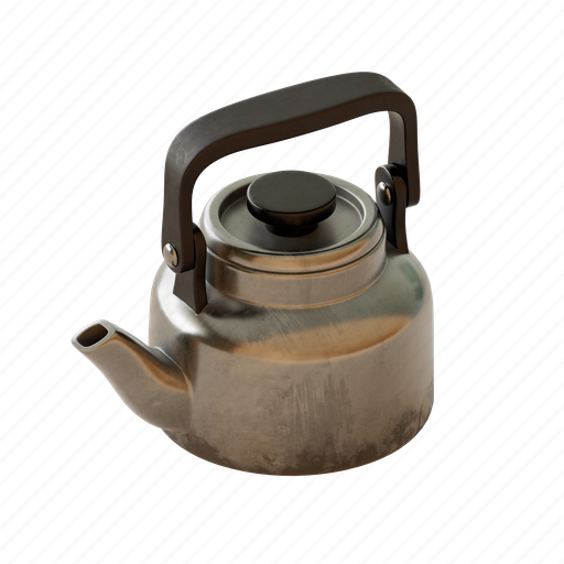 Teapot, tea, kettle, kitchen 3D illustration - Download on Iconfinder