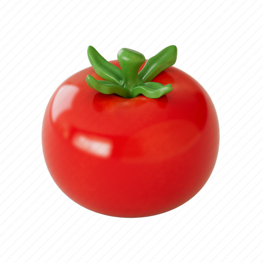 Tomato, fruit, food, healthy 3D illustration - Download on Iconfinder