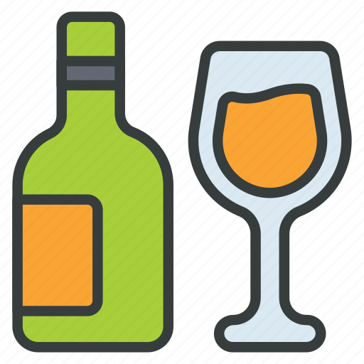 Wine, glass, bottle icon - Download on Iconfinder