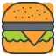 cheeseburger, meat, fast, meal, food 