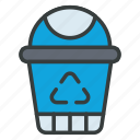 garbage, recycle, container