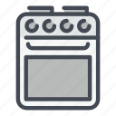 appliance, cook, cooking, household, kitchen, oven, stove