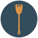 cooking, fork, home, kitchen, tool, wooden