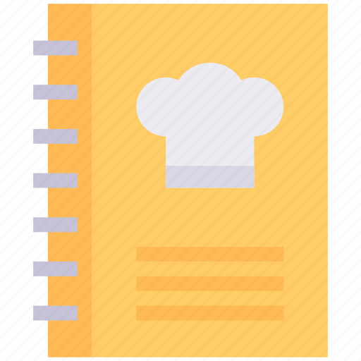 Book, chef, cook, notebook, recipe icon - Download on Iconfinder