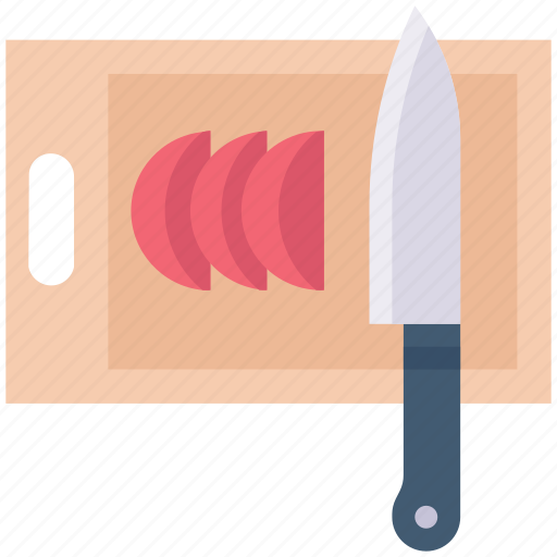 Board, chop, chopping, cut, kitchen, knife, vegetable icon - Download on Iconfinder