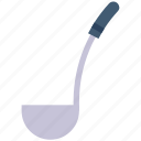 kitchen, ladel, ladle, soup, tool 