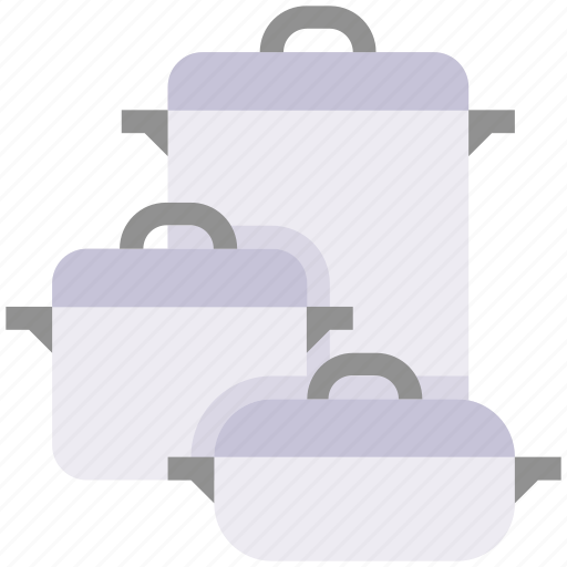 Cook, cooking, kitchen, pans, pots, tool icon - Download on Iconfinder
