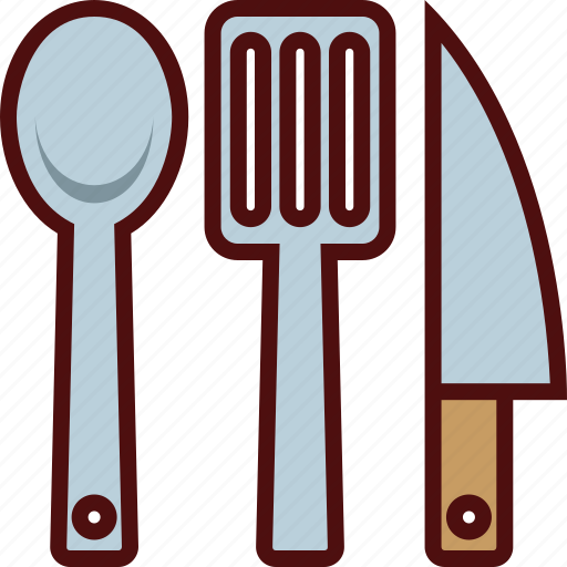Cookware, knife, spatula, spoon, turning, utensil icon - Download on Iconfinder