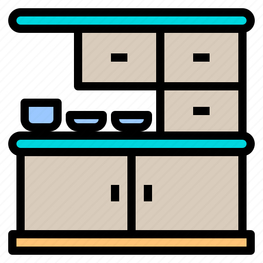 Chef, counter, decor, furniture, house, luxury, room icon - Download on Iconfinder