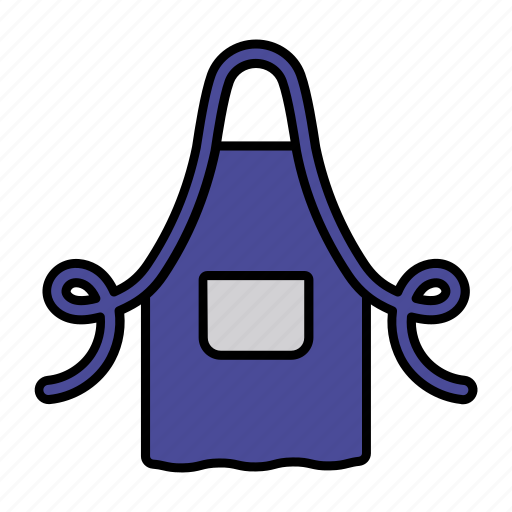 Apron, kitchen, protective garment, costume, utensil icon - Download on Iconfinder