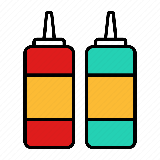 Ketchup, sauces, bottle, squeeze bottle, tomato, chilly, sauce icon - Download on Iconfinder
