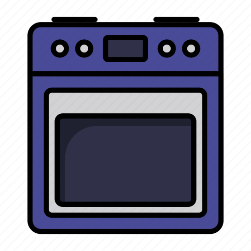Electric, diswasher, stove, burning stove, regulators, electric oven, range cooker icon - Download on Iconfinder