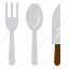 food, fork, kitchen, knife, restaurant, spoon, steak 