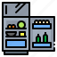 cooler, electronics, freeze, refrigerator 