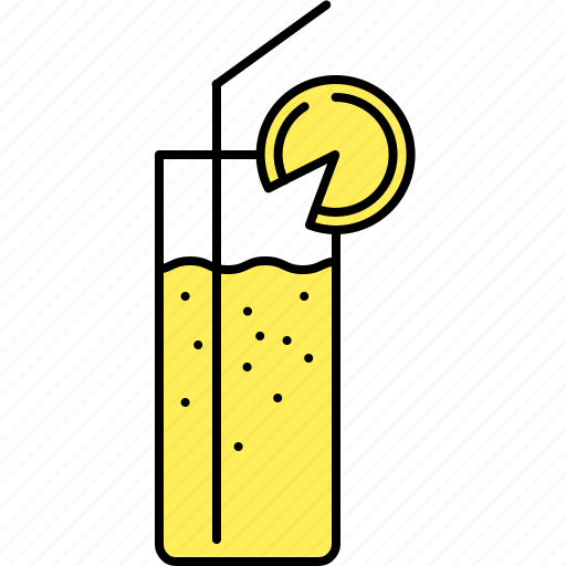 Cocktail, drink, glass, lemon icon - Download on Iconfinder