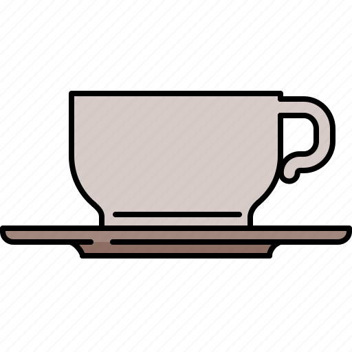 Drink, coffee, tea, saucer, mug, cup icon - Download on Iconfinder