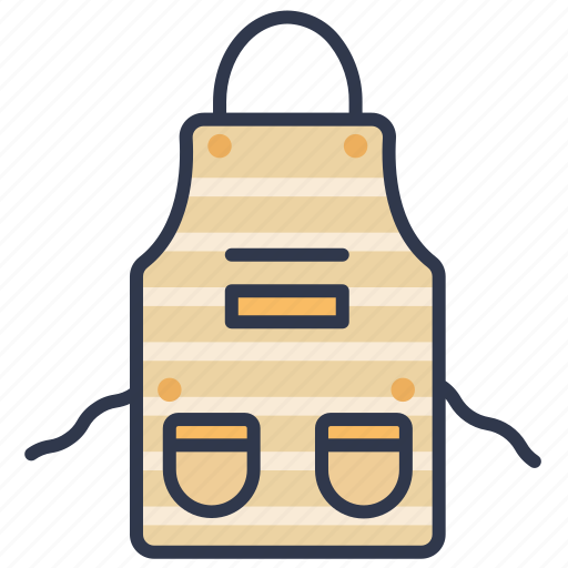 Apron, chef, cooking, kitchen, uniform icon - Download on Iconfinder