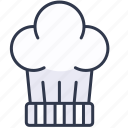 chef, cook, hat, kitchen, restaurant
