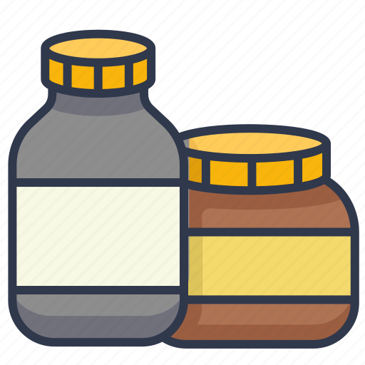 Bottle, glass, jar, kitchenware icon - Download on Iconfinder
