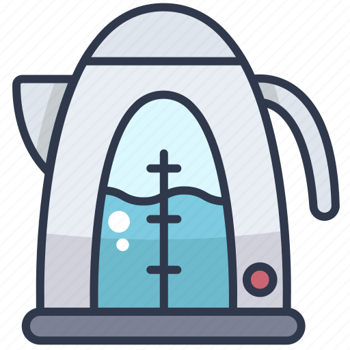 Electric, hot, kettle, kitchen icon - Download on Iconfinder