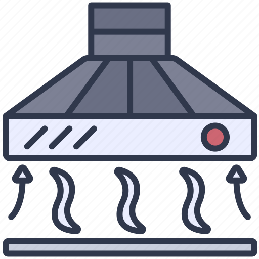 Cooker, hood, kitchen, smoke icon - Download on Iconfinder