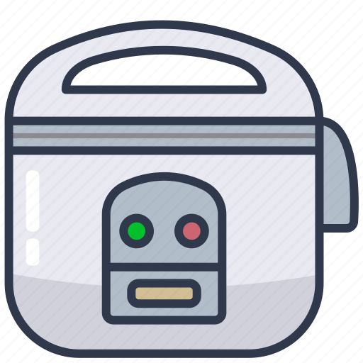 Cooker, electric, kitchen, rice icon - Download on Iconfinder