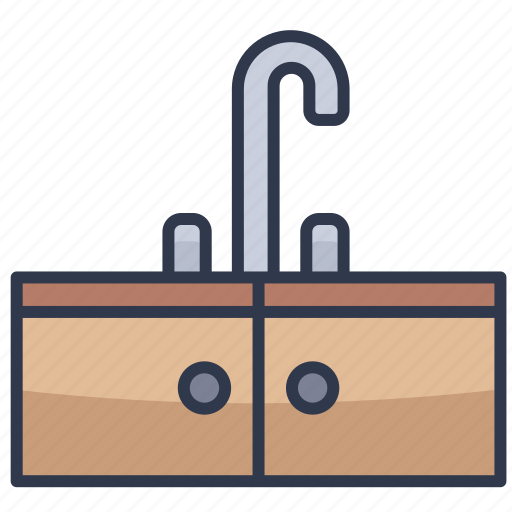 House, hygiene, kitchen, sink, wash icon - Download on Iconfinder