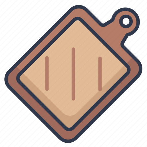 Board, cutting, kitchen, wooden icon - Download on Iconfinder
