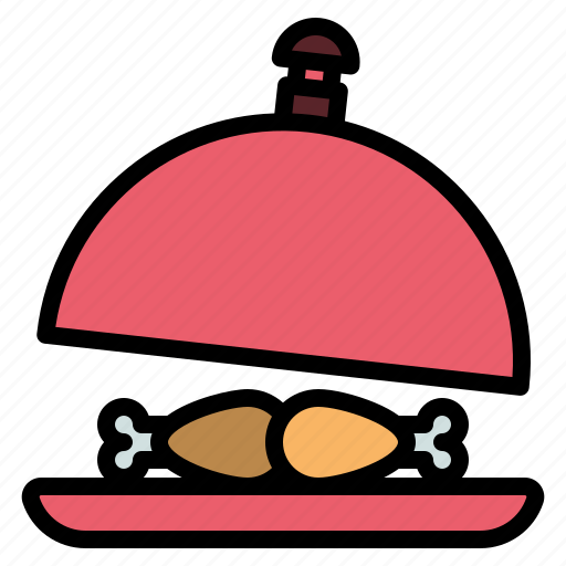Kitchen, cloche, food, restaurant, delivery icon - Download on Iconfinder